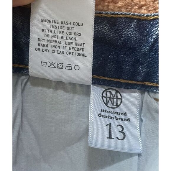 L&M Black Label Jeans Women’s Size 13 Bootcut High Rise Stretch Cowlgirl Biker - Picture 5 of 9